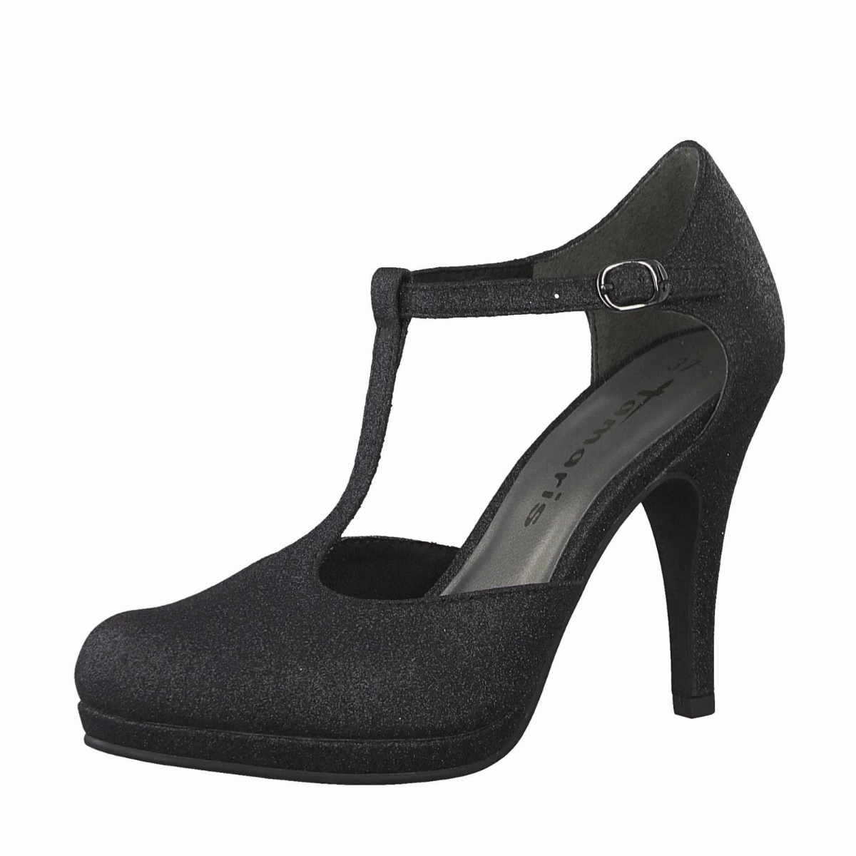 detail Dámské černé lodičky TAMARIS 1-1-24421-31 BLACK GLAM 043