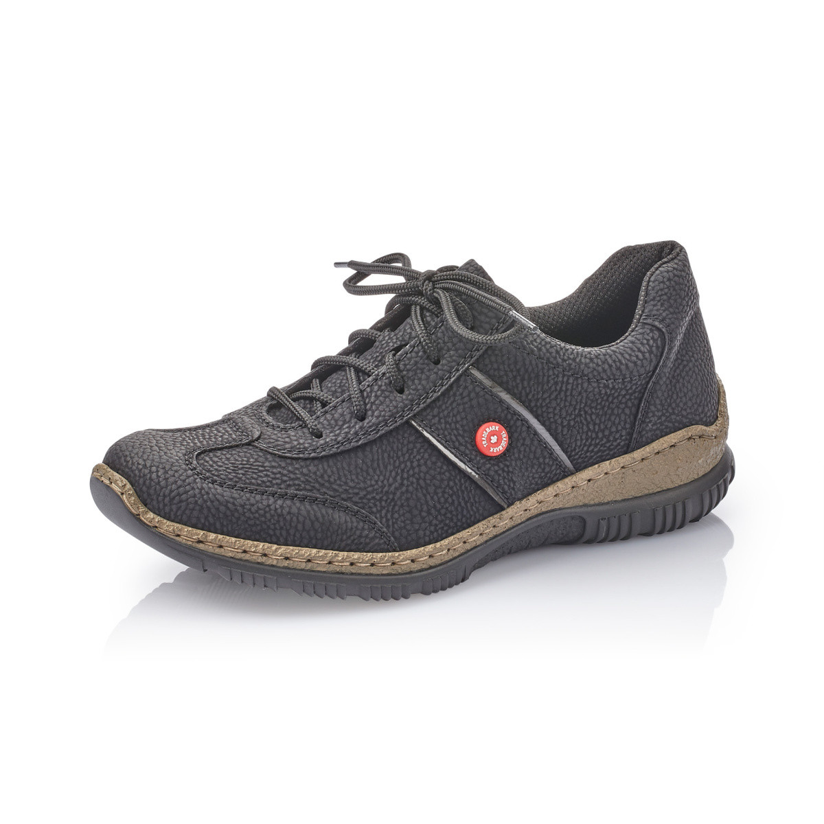 detail Dámské nadměrné tenisky RIEKER N3220-01 SCHWARZ KOMBI H/W 9