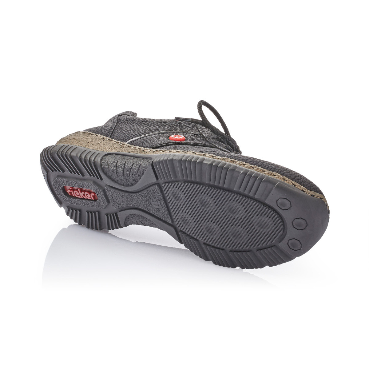 detail Dámské nadměrné tenisky RIEKER N3220-01 SCHWARZ KOMBI H/W 9