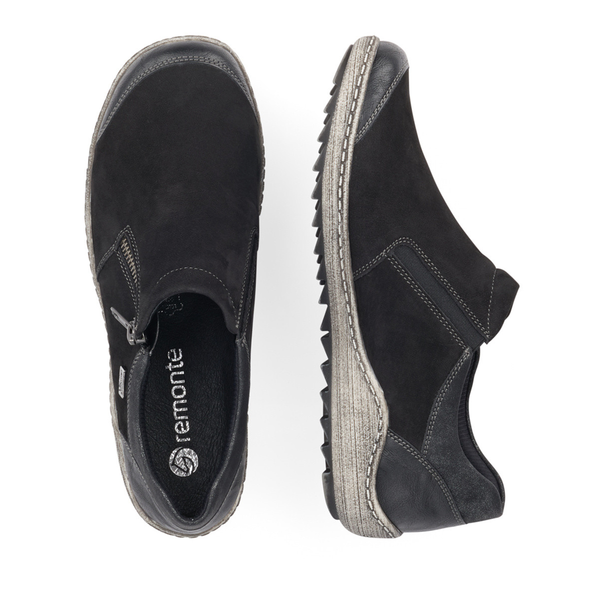 detail Dámské mokasíny REMONTE RIE-1015804-W9 černá