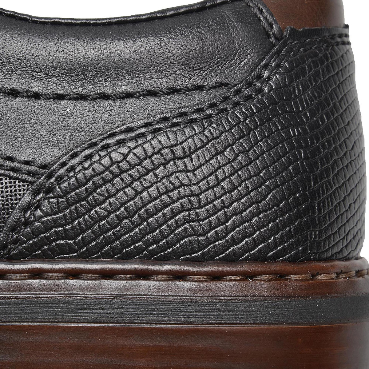 detail Pánské černé polobotky RIEKER 11719-00 SCHWARZ H/W 9