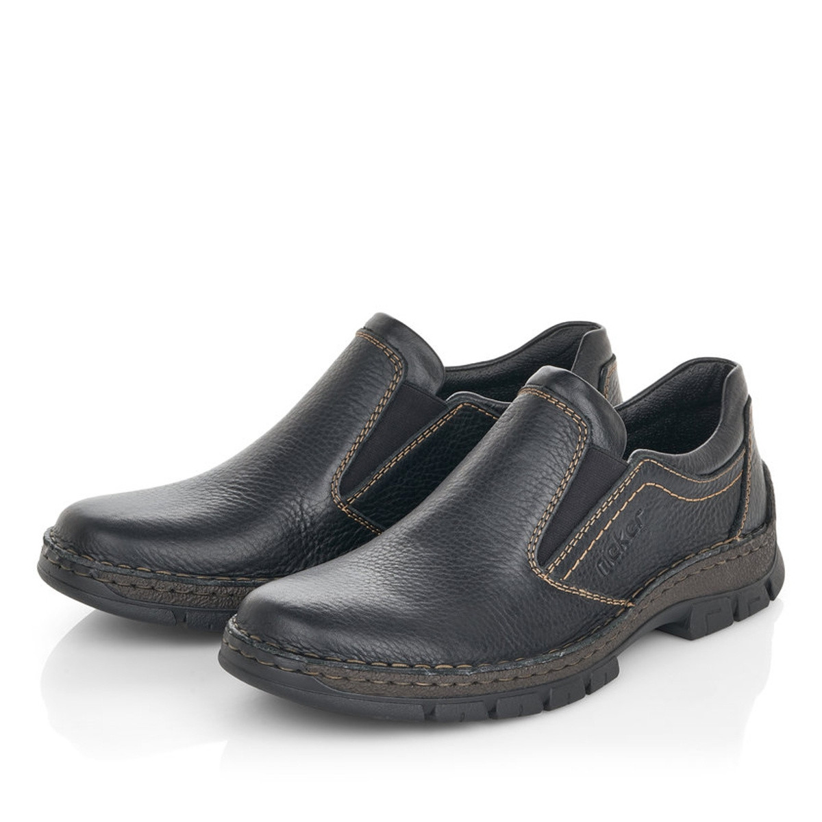 detail Pánské mokasíny RIEKER 12272-00 černá W5