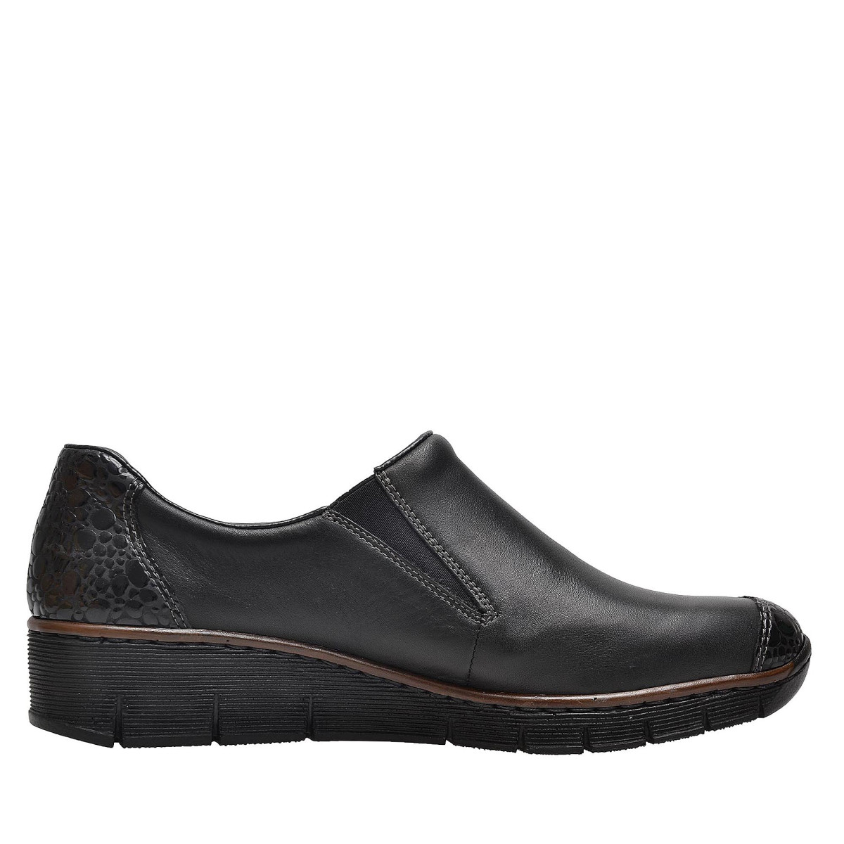 detail Dámská obuv RIEKER 53734/45 SCHWARZ KOMBI H/W 8