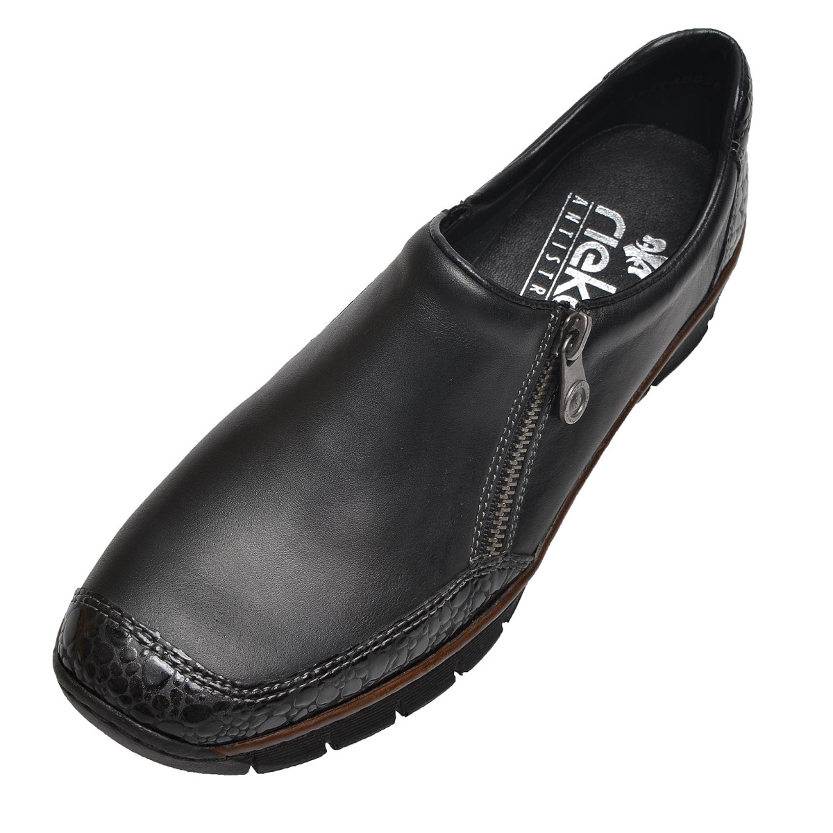 detail Dámská obuv RIEKER 53734/45 SCHWARZ KOMBI H/W 8