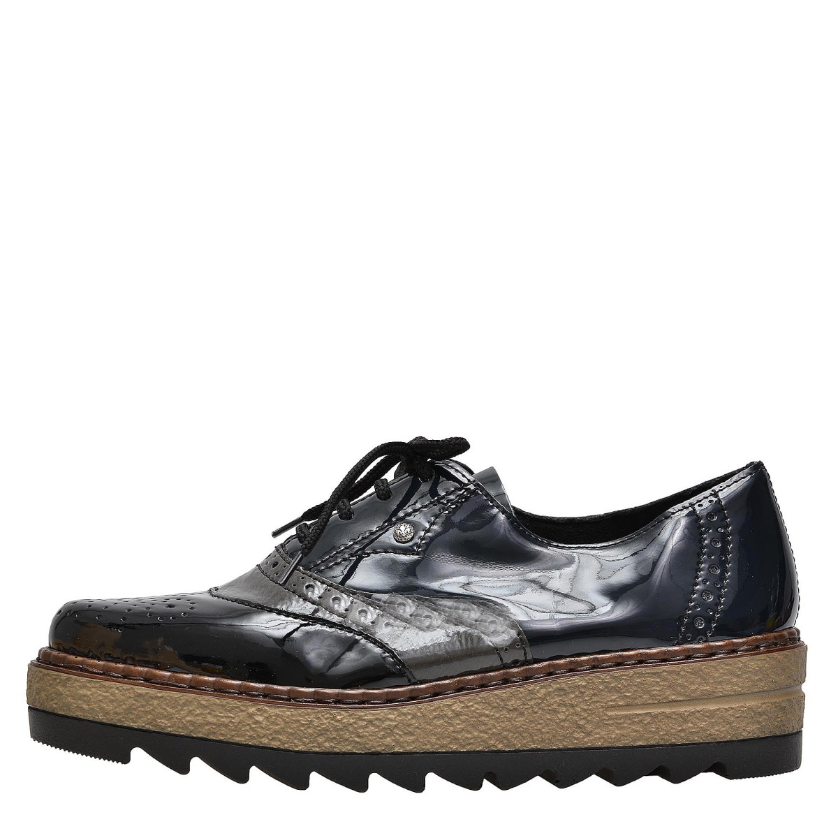 detail Dámská obuv RIEKER55818/02 SCHWARZ KOMBI H/W 8