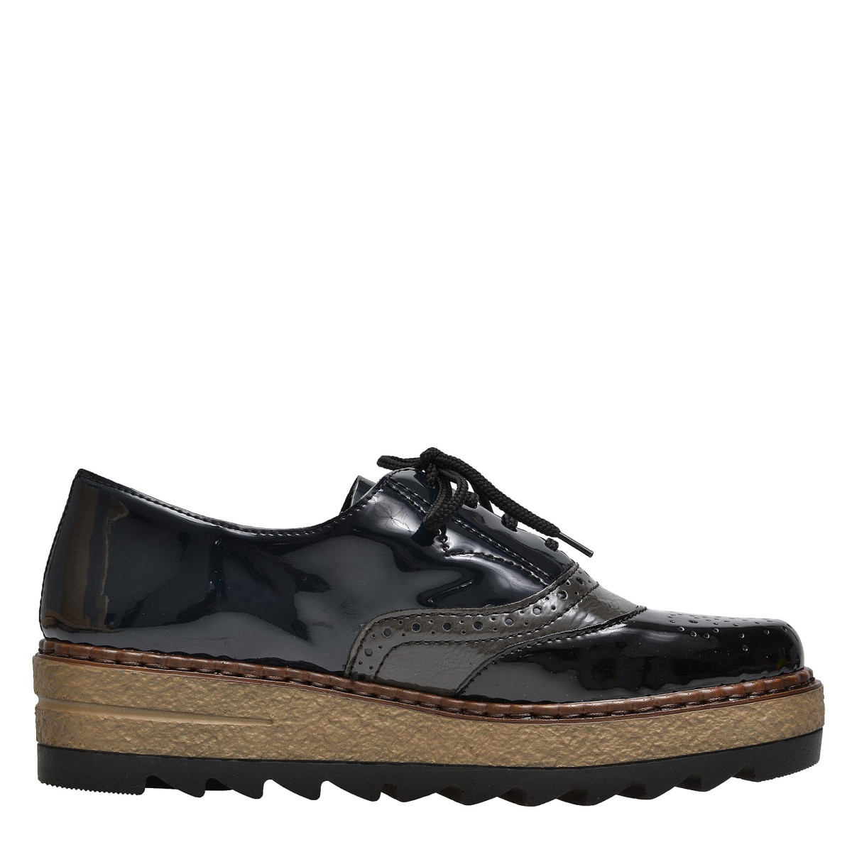 detail Dámská obuv RIEKER55818/02 SCHWARZ KOMBI H/W 8