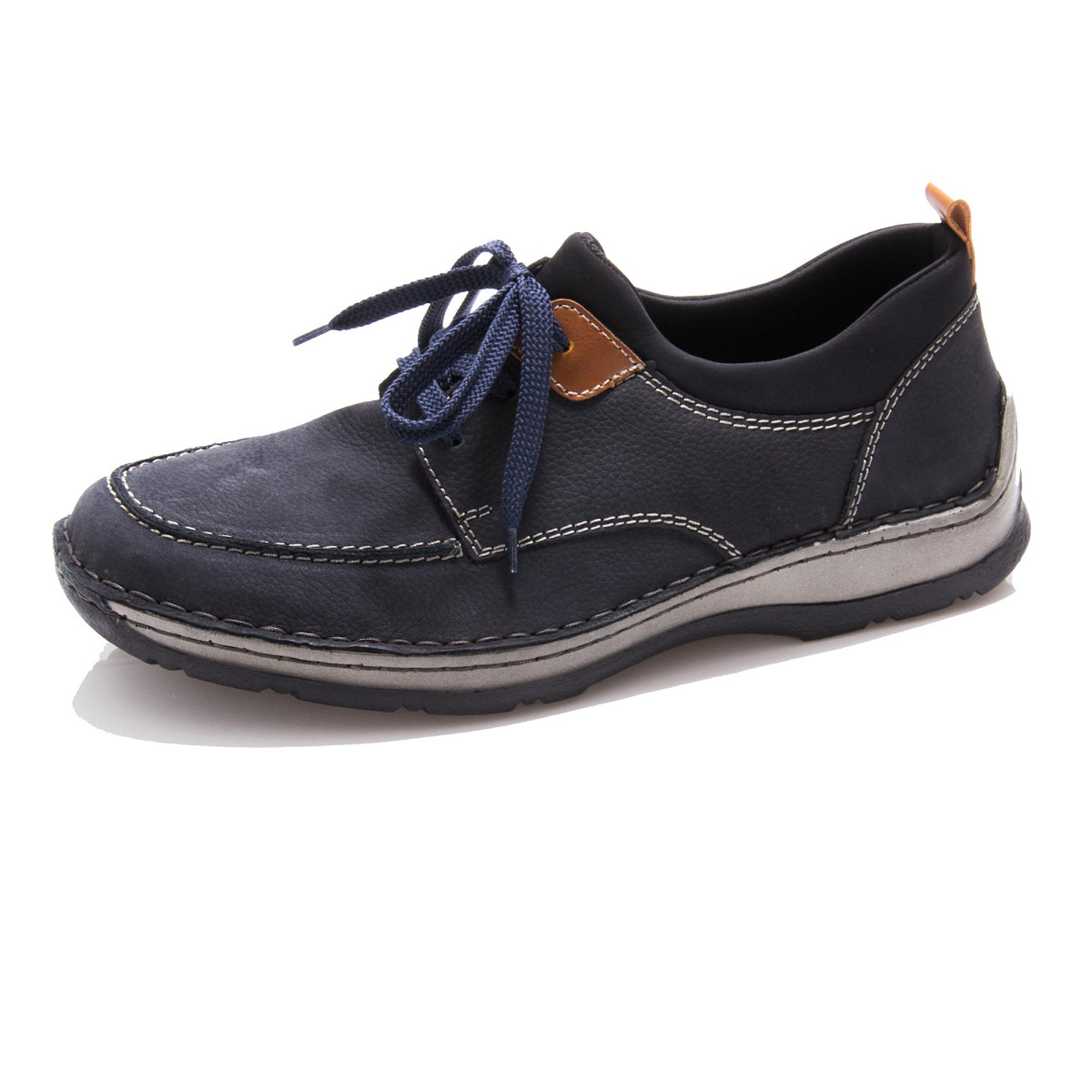 detail Pánské modré polobotky RIEKER 05353-14 BLAU F/S 9