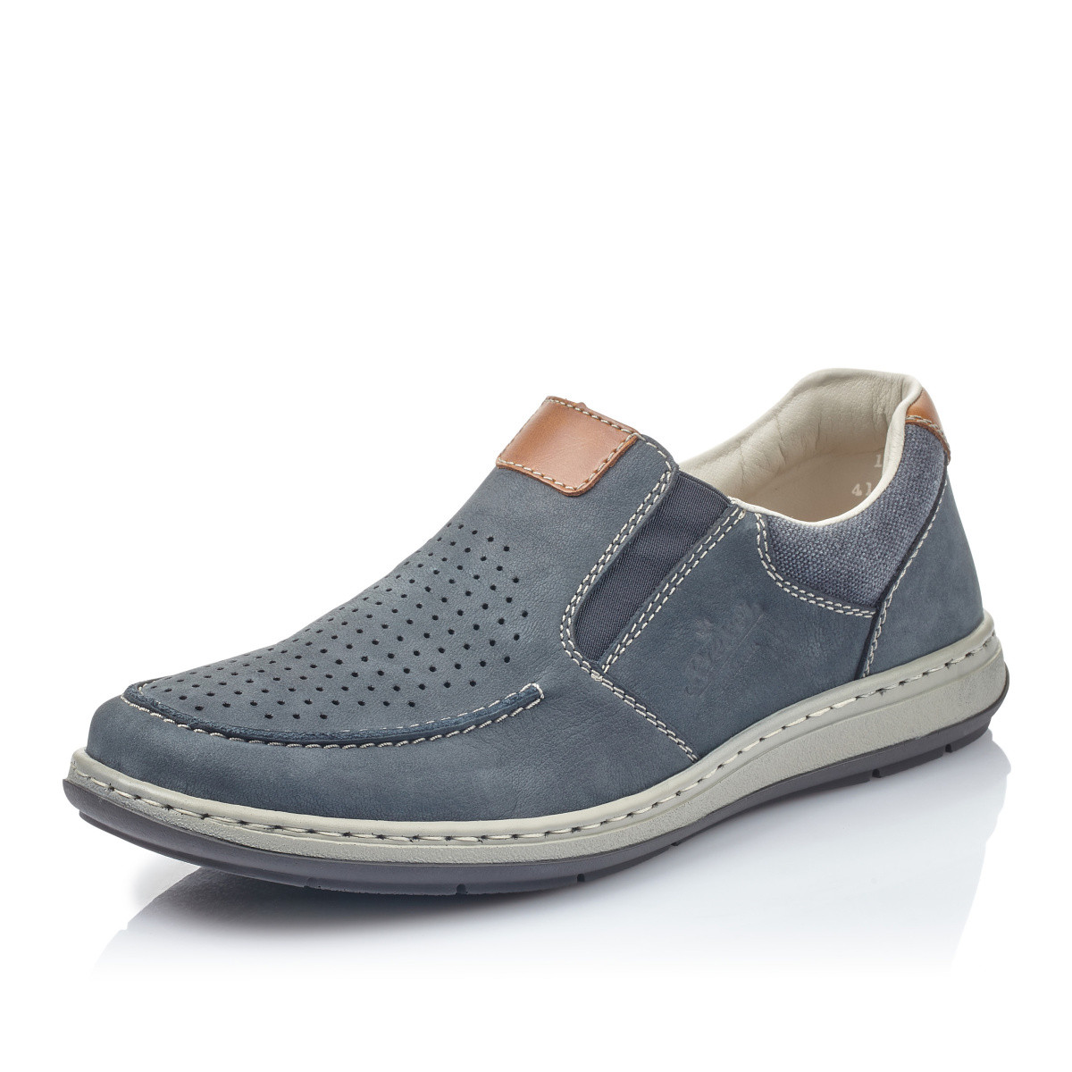 detail Pánské mokasíny RIEKER RIE-1016466-S1 modrá