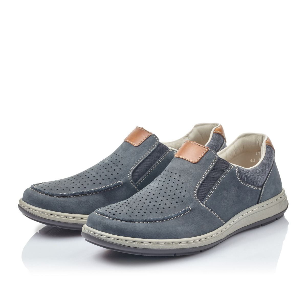 detail Pánské mokasíny RIEKER RIE-1016466-S1 modrá