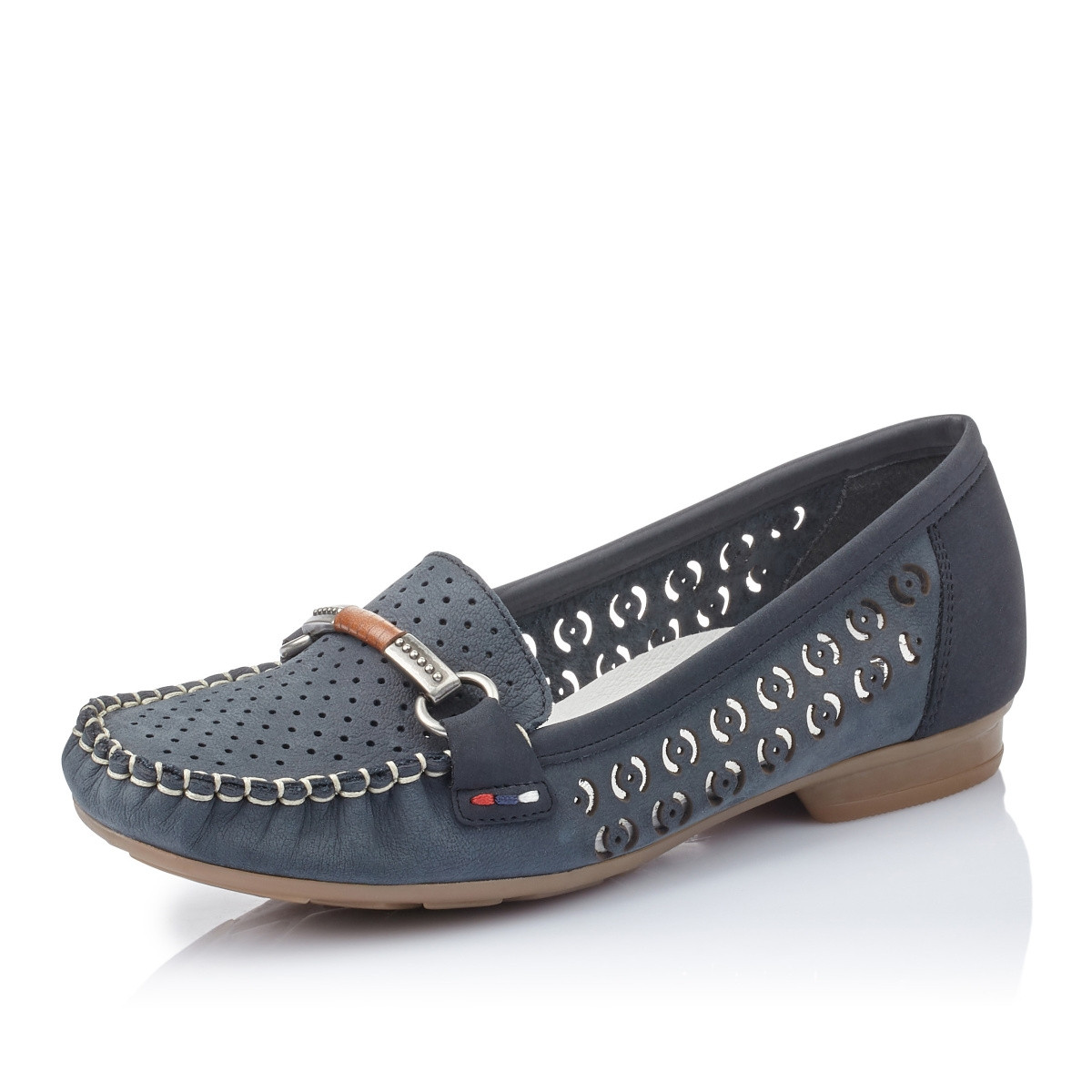 detail Dámské mokasíny RIEKER RIE-1016471-S0 modrá