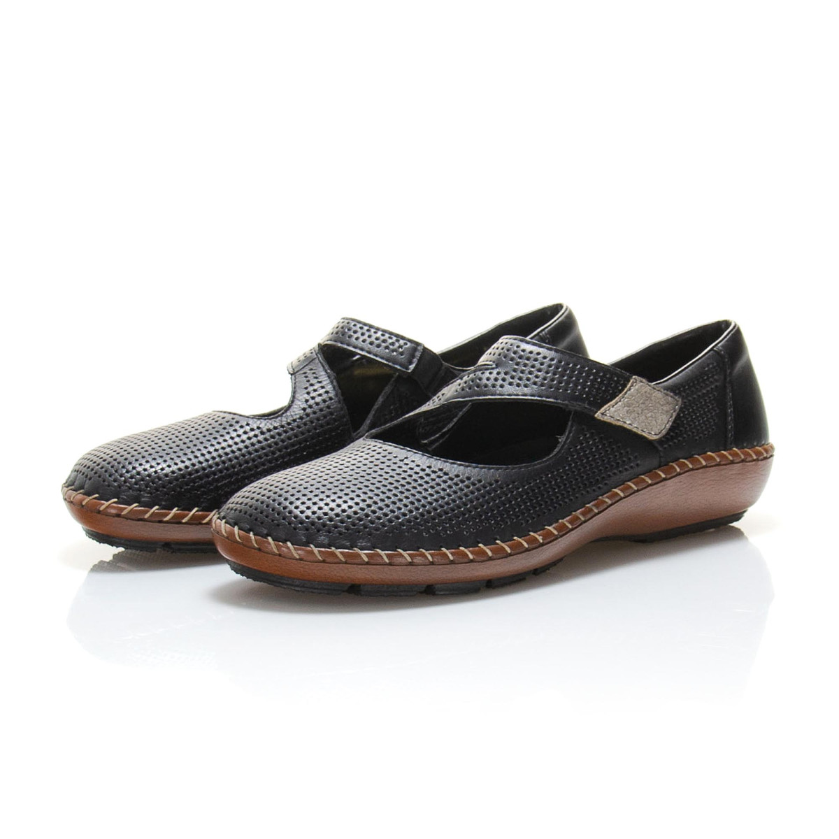 detail Dámská obuv RIEKER 44876-00 SCHWARZ F/S 9