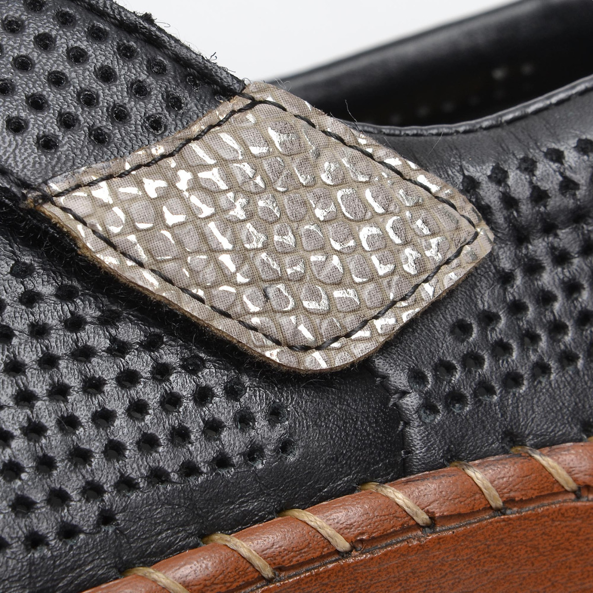 detail Dámská obuv RIEKER 44876-00 SCHWARZ F/S 9