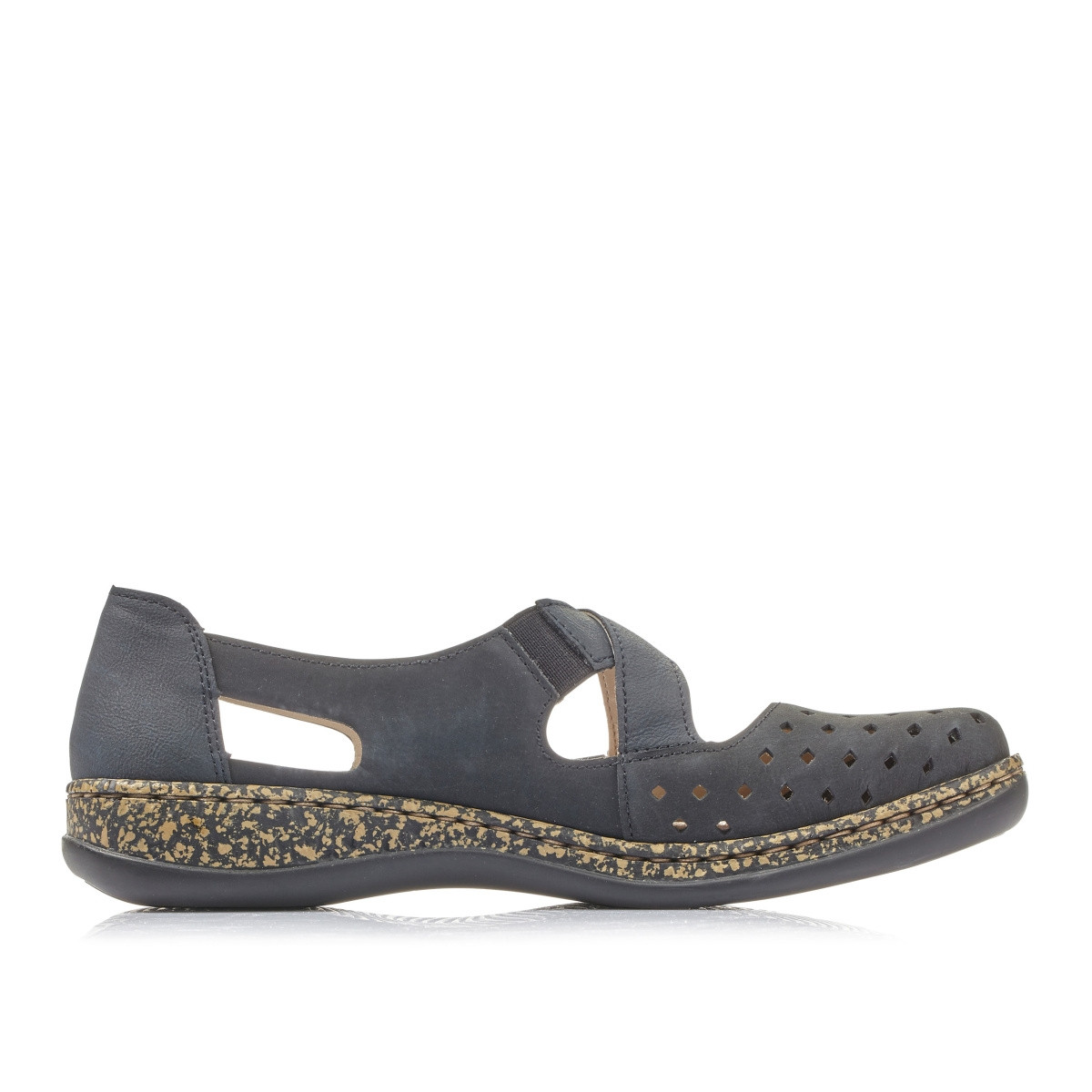 detail Dámské polobotky RIEKER RIE-1016510-S0 modrá