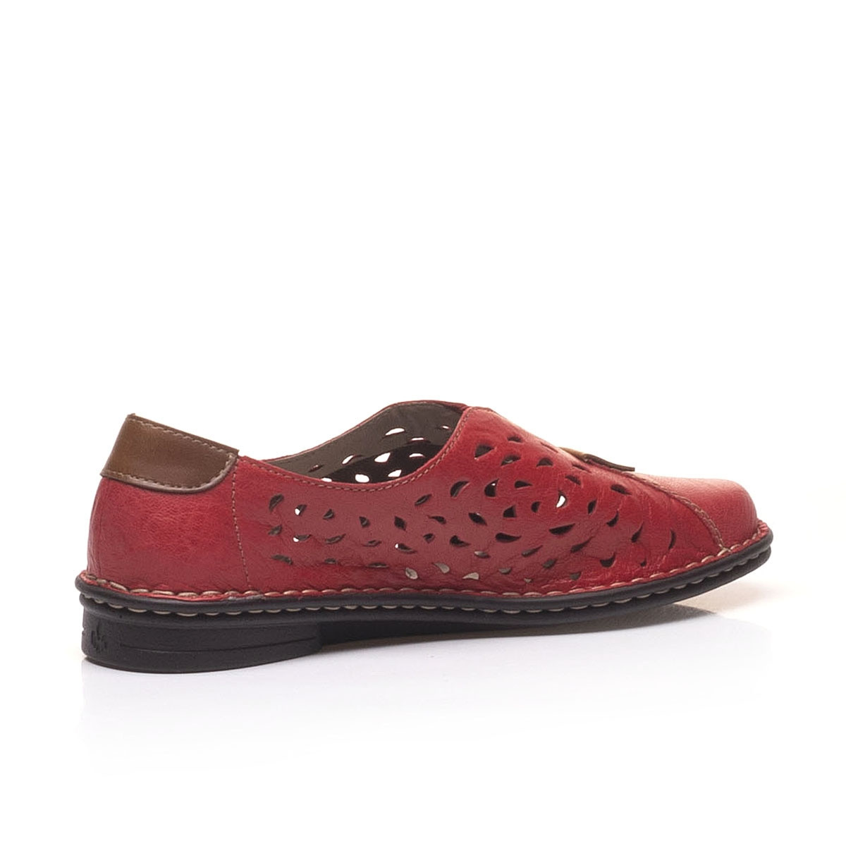 detail Dámské mokasíny RIEKER RIE-1016521-S1 červená