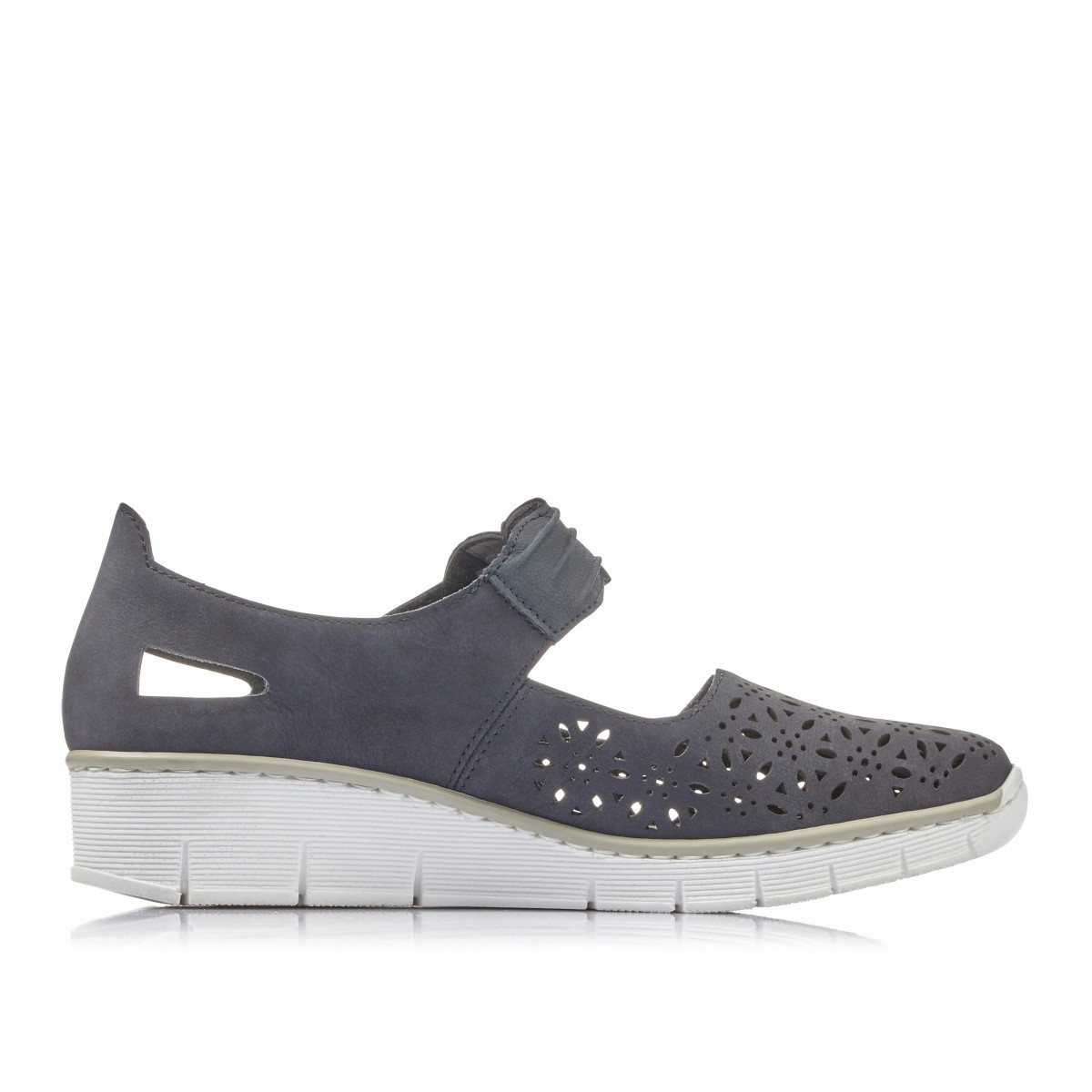 detail Dámské polobotky RIEKER RIE-1016528-S1 modrá