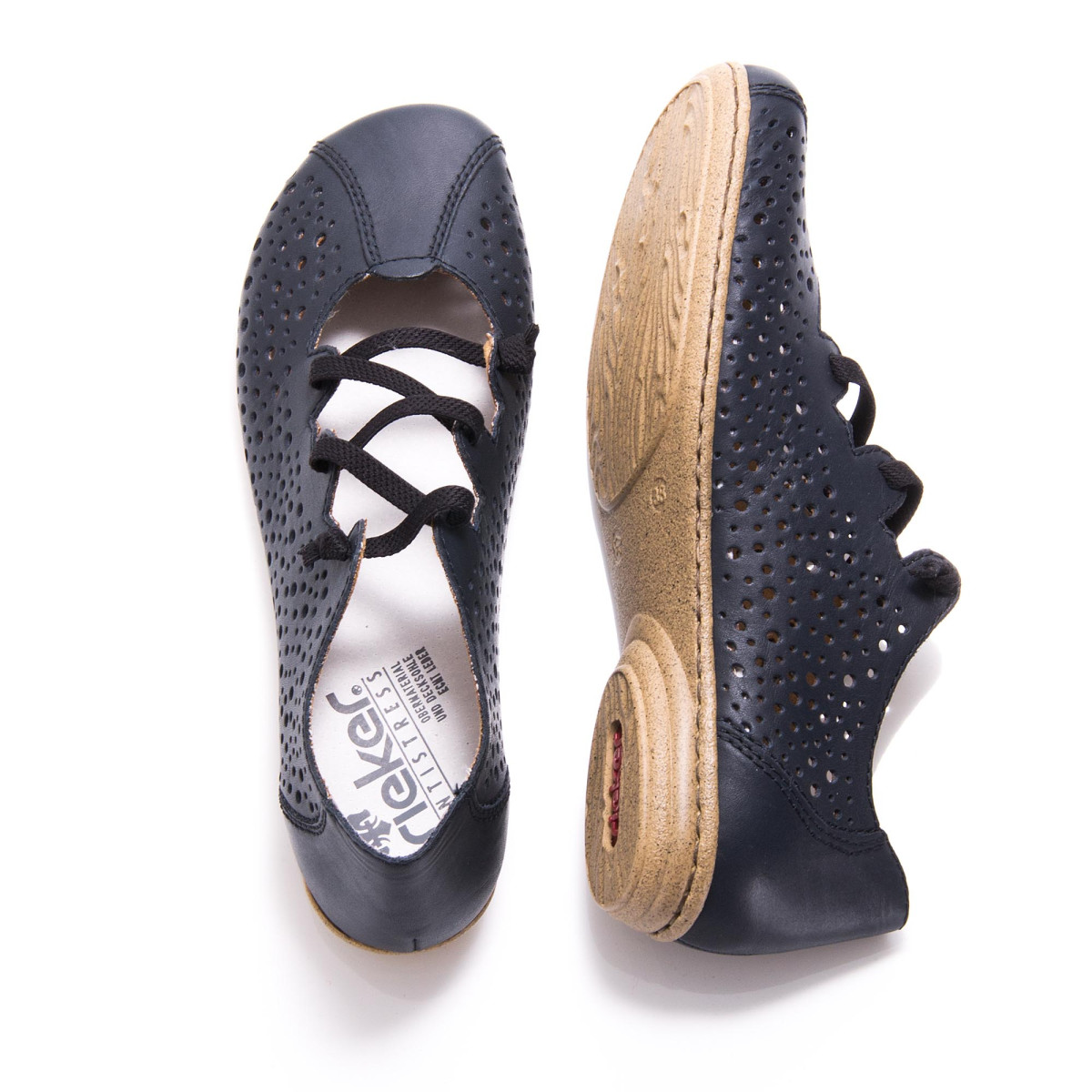 detail Dámská obuv RIEKER 53975-14 BLAU F/S 9