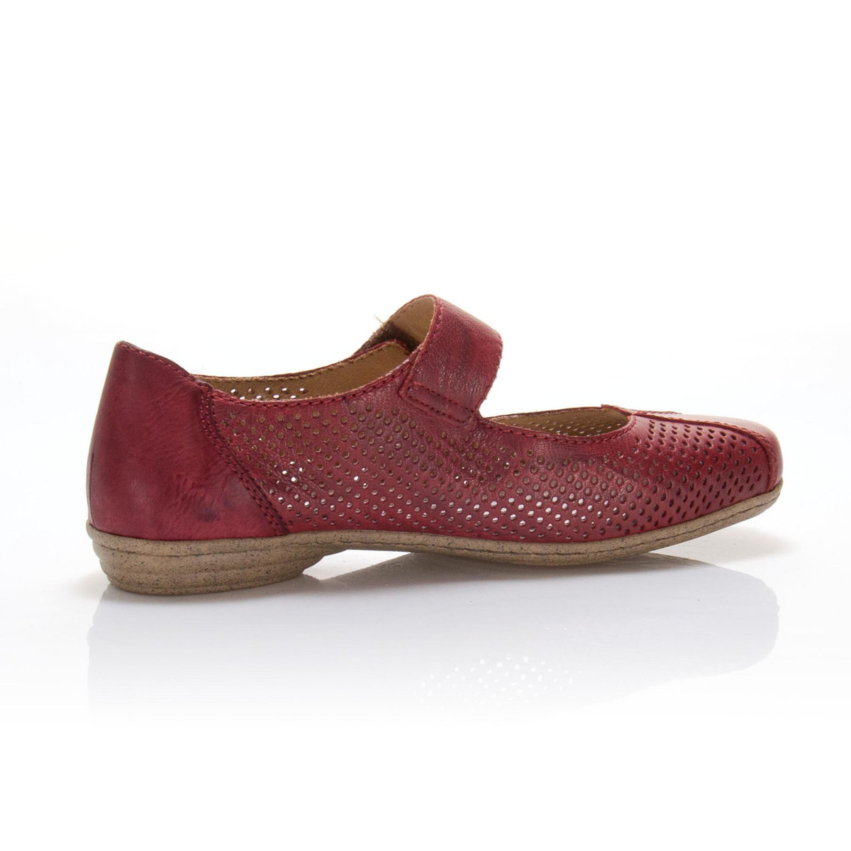 detail Dámské mokasíny RIEKER RIE-1016540-S0 červená