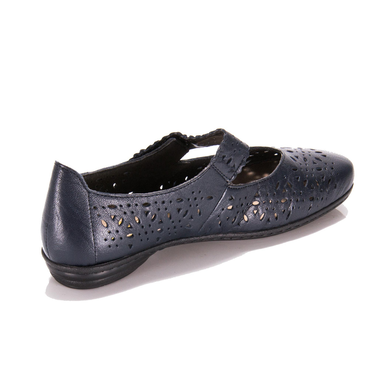 detail Dámské mokasíny RIEKER 53989-14 BLAU F/S 9