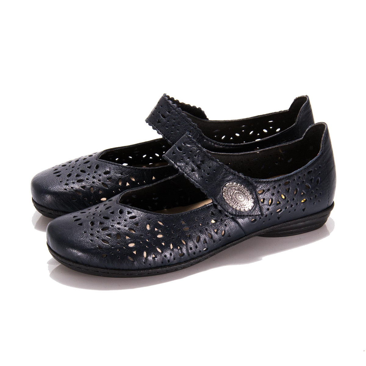 detail Dámské mokasíny RIEKER RIE-1016542-S0 modrá