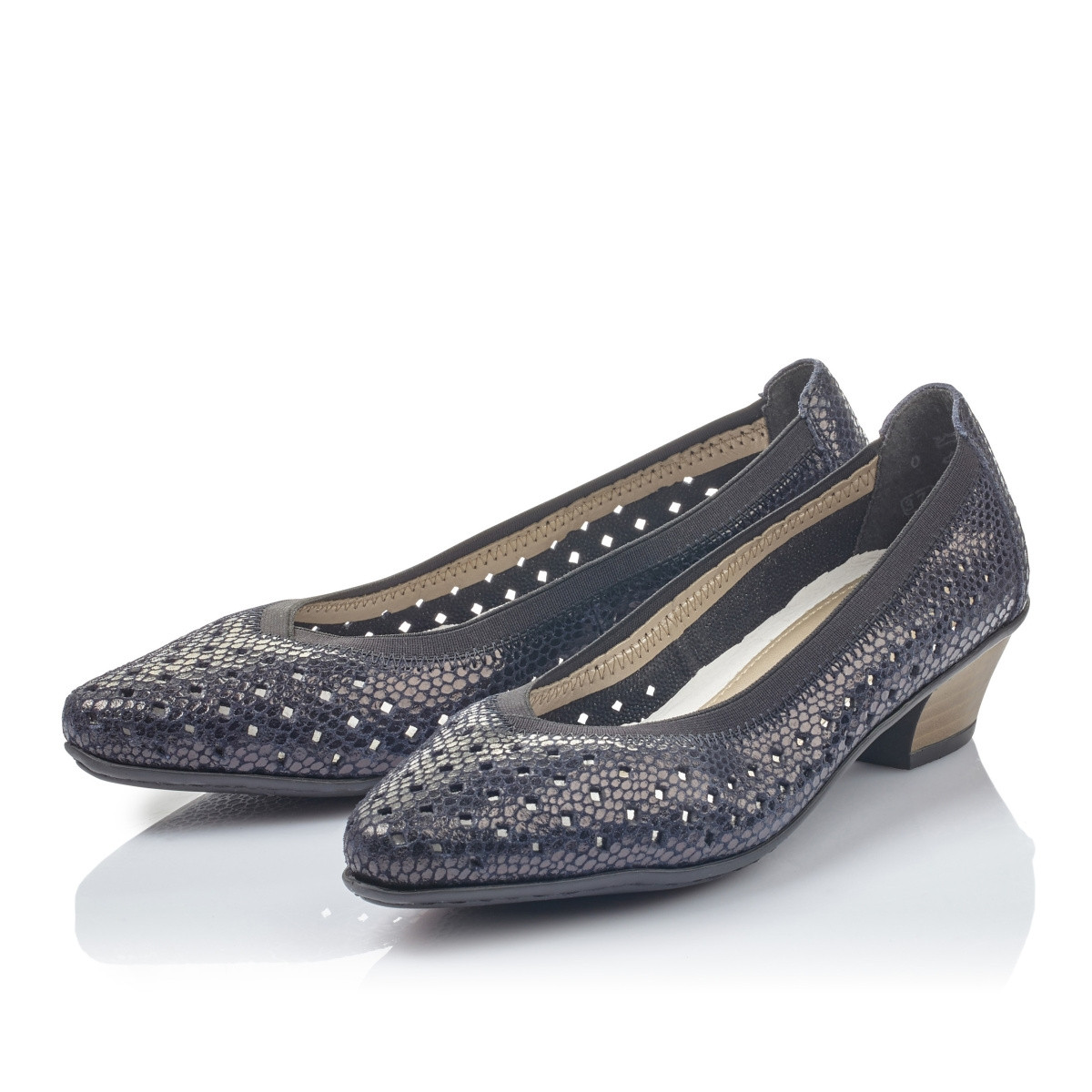 detail Dámské lodičky RIEKER RIE-1016545-S1 modrá