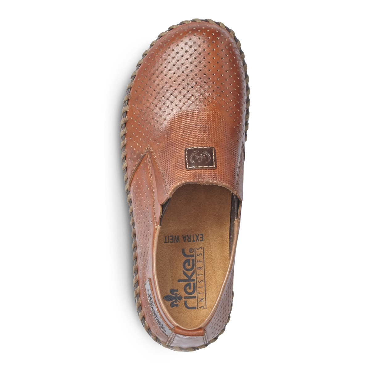 detail Pánské mokasíny RIEKER B2476-24 hnědá S4