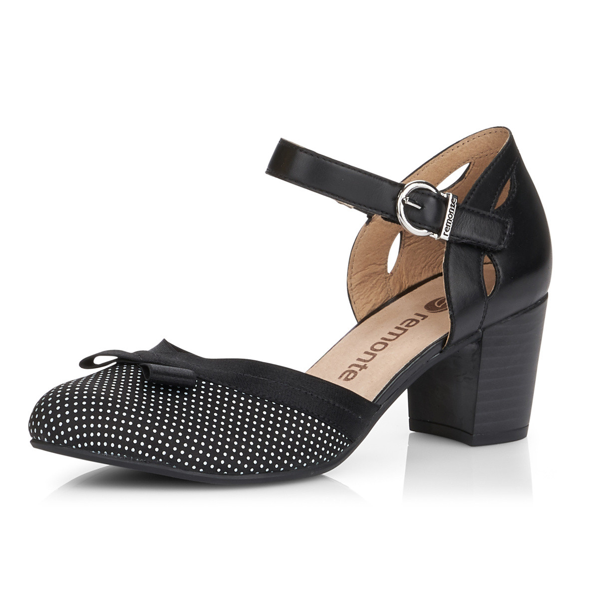 detail Dámské lodičky REMONTE D0808-02 SCHWARZ KOMBI S0
