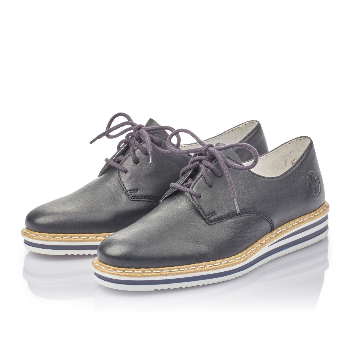 detail Dámské polobotky RIEKER RIE-1016635-S1 modrá