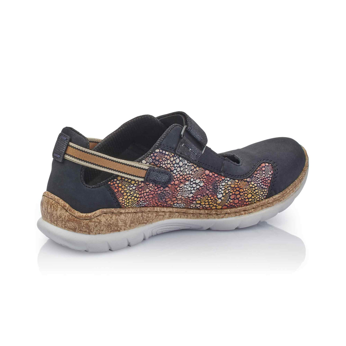 detail Dámská obuv RIEKER N42R8-14 BLAU KOMBI F/S 9