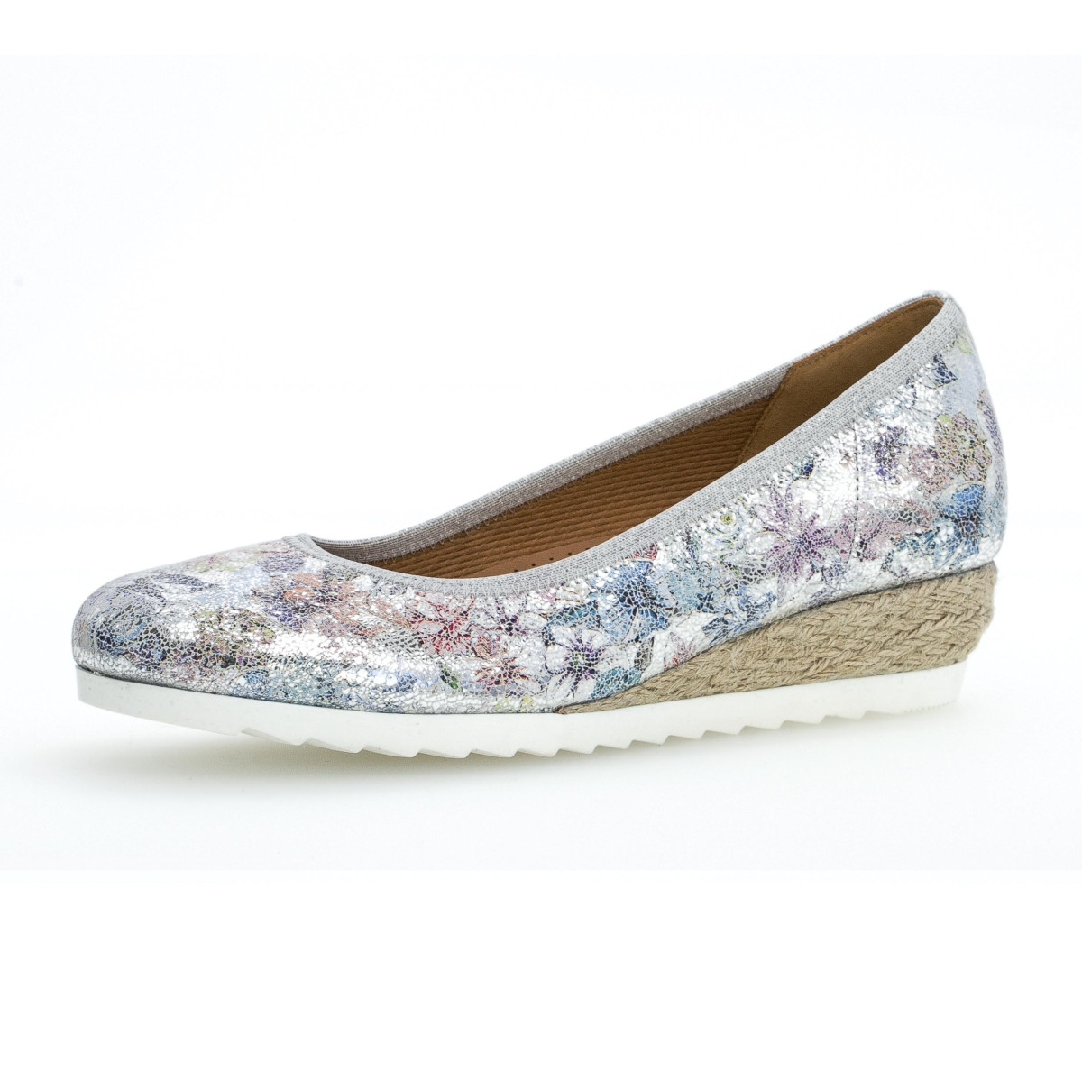 detail Dámské nadměrné lodičky GABOR 22.641.10 SILBER (JUTE) F/S 9