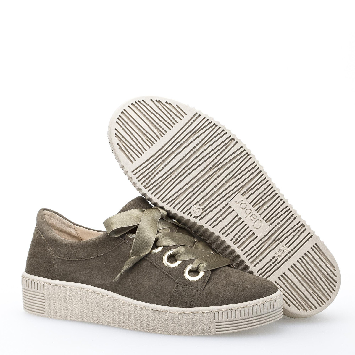 detail Dámské nadměrné tenisky GABOR 23.330.15 OLIV F/S 9