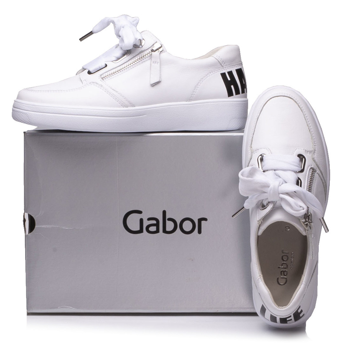 detail Dámské nadměrné tenisky GABOR 26.428.50 WEISS (HAPPYLIFE) F/S 9