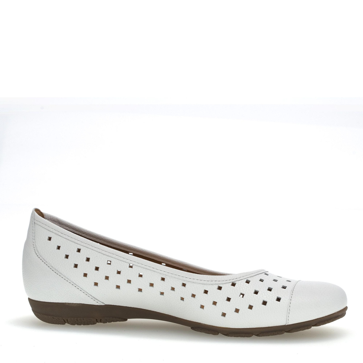 detail Dámské bílé baleríny GABOR 24.169.21 WEISS F/S 9