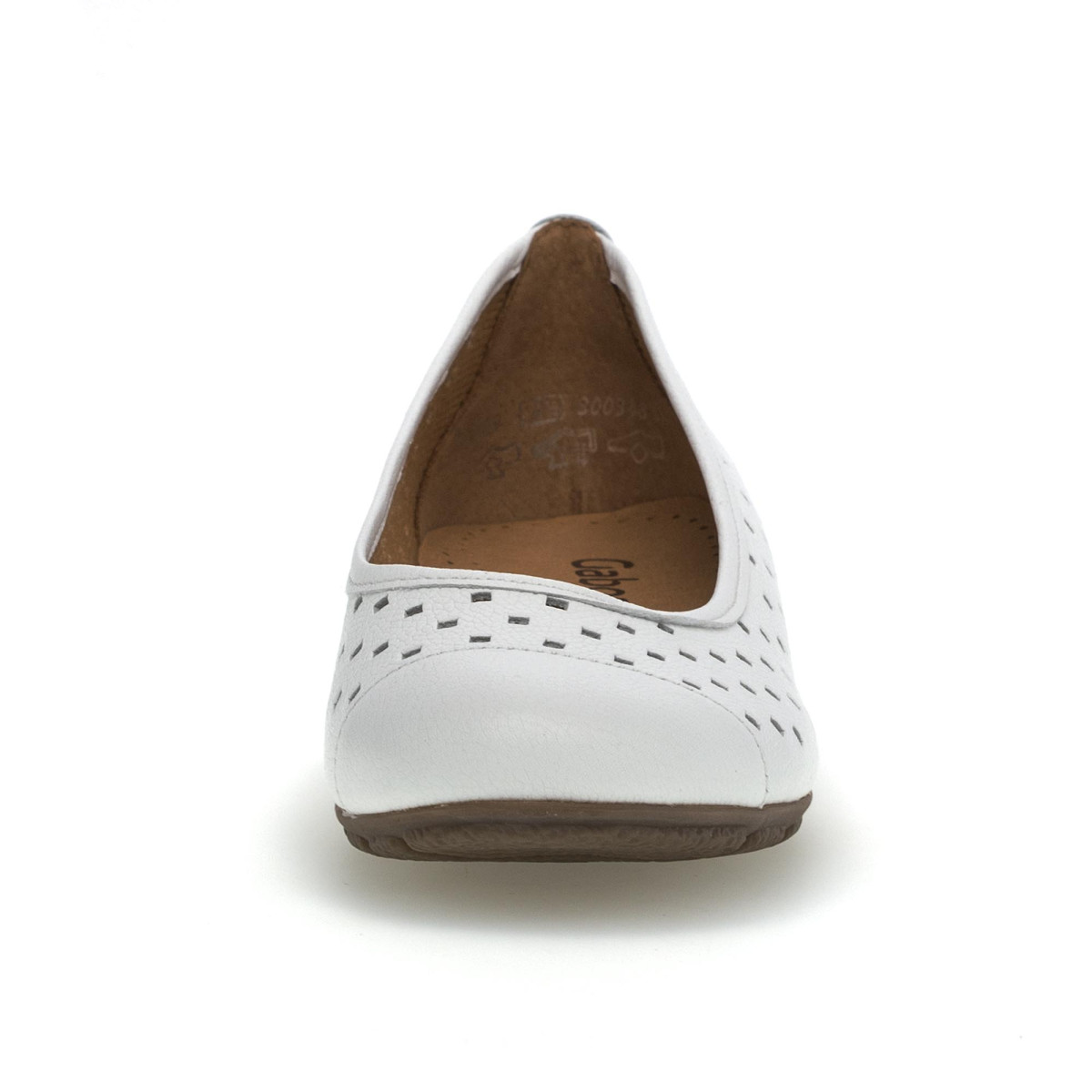 detail Dámské bílé baleríny GABOR 24.169.21 WEISS F/S 9