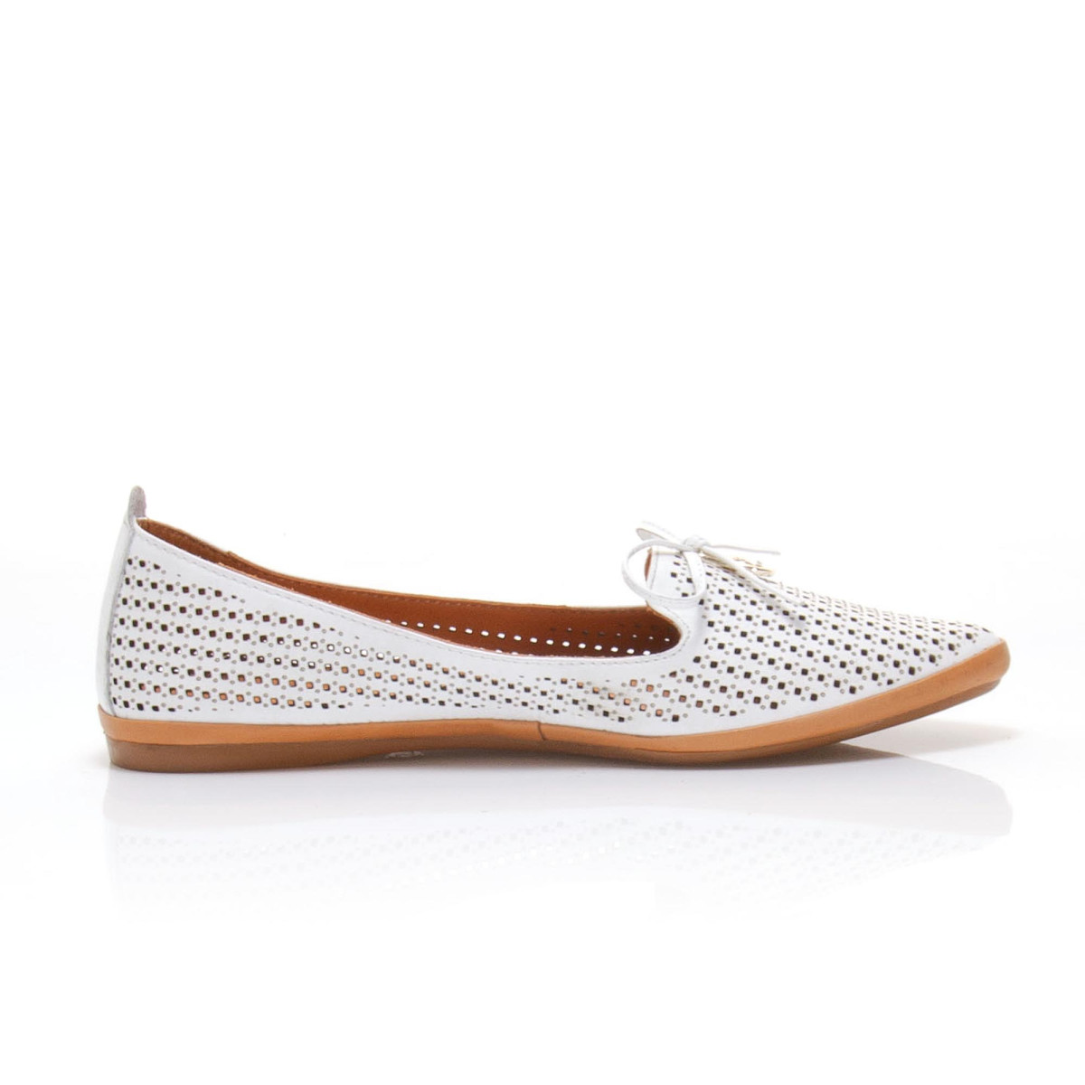 detail Dámské baleríny IBERIUS 066-090-34 WHITE F/S 9