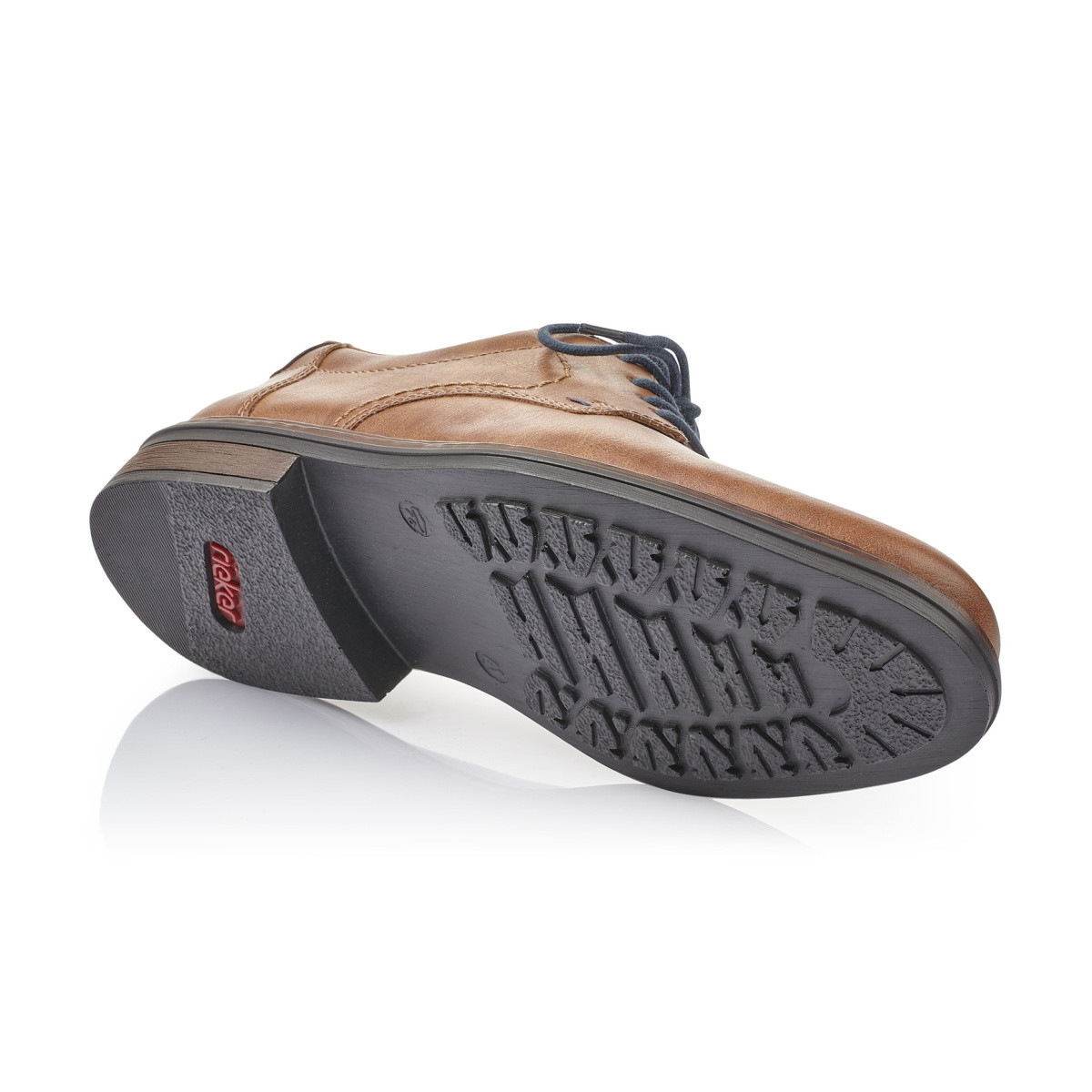 detail Pánské nadměrné polobotky RIEKER 17619-24 BRAUN H/W 9