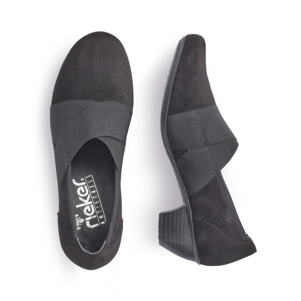 detail Dámské lodičky RIEKER RIE-1017141-W9 černá