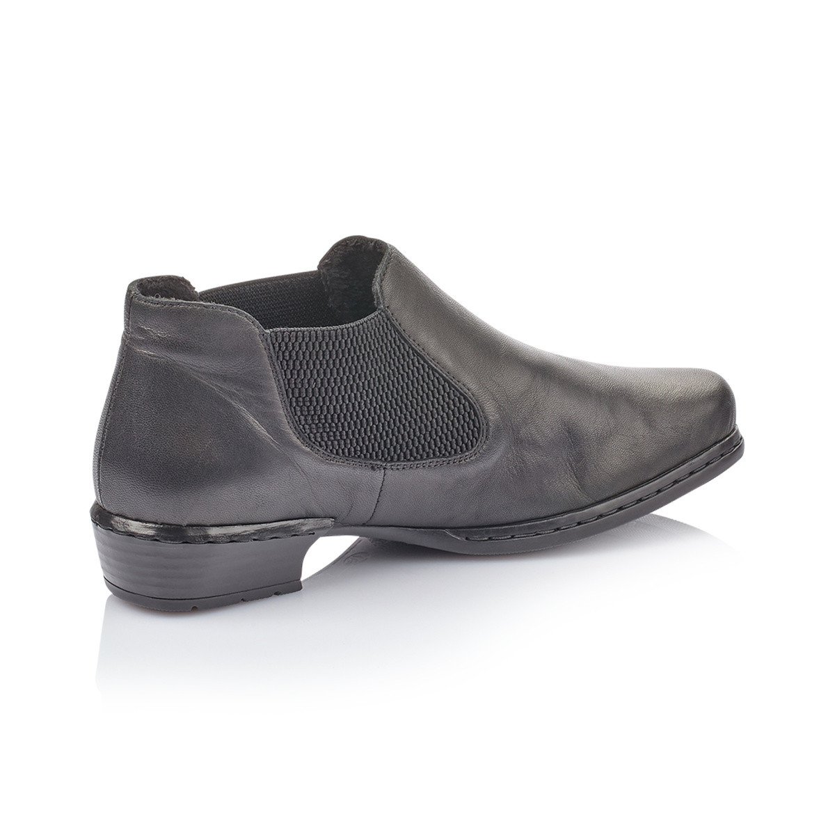 detail Dámská kotníková obuv RIEKER 52290-00 SCHWARZ H/W 9
