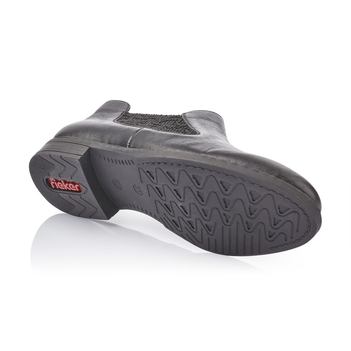 detail Dámska členková obuv RIEKER 52490-00 SCHWARZ H/W 9