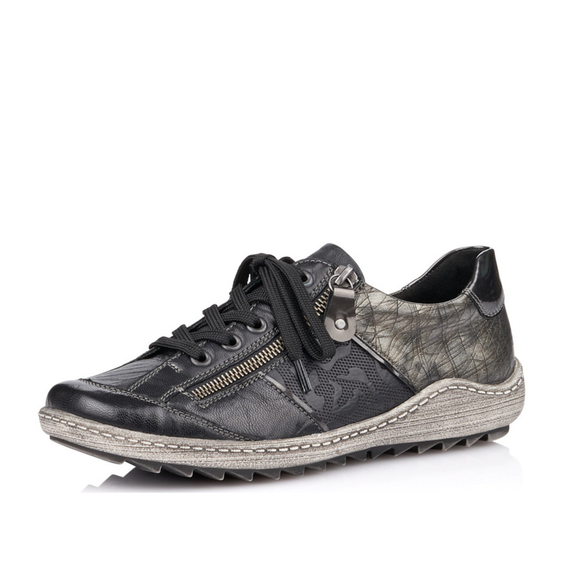 detail Dámská obuv REMONTE BY RIEKER R1414-02 SCHWARZ KOMBI H/W 9