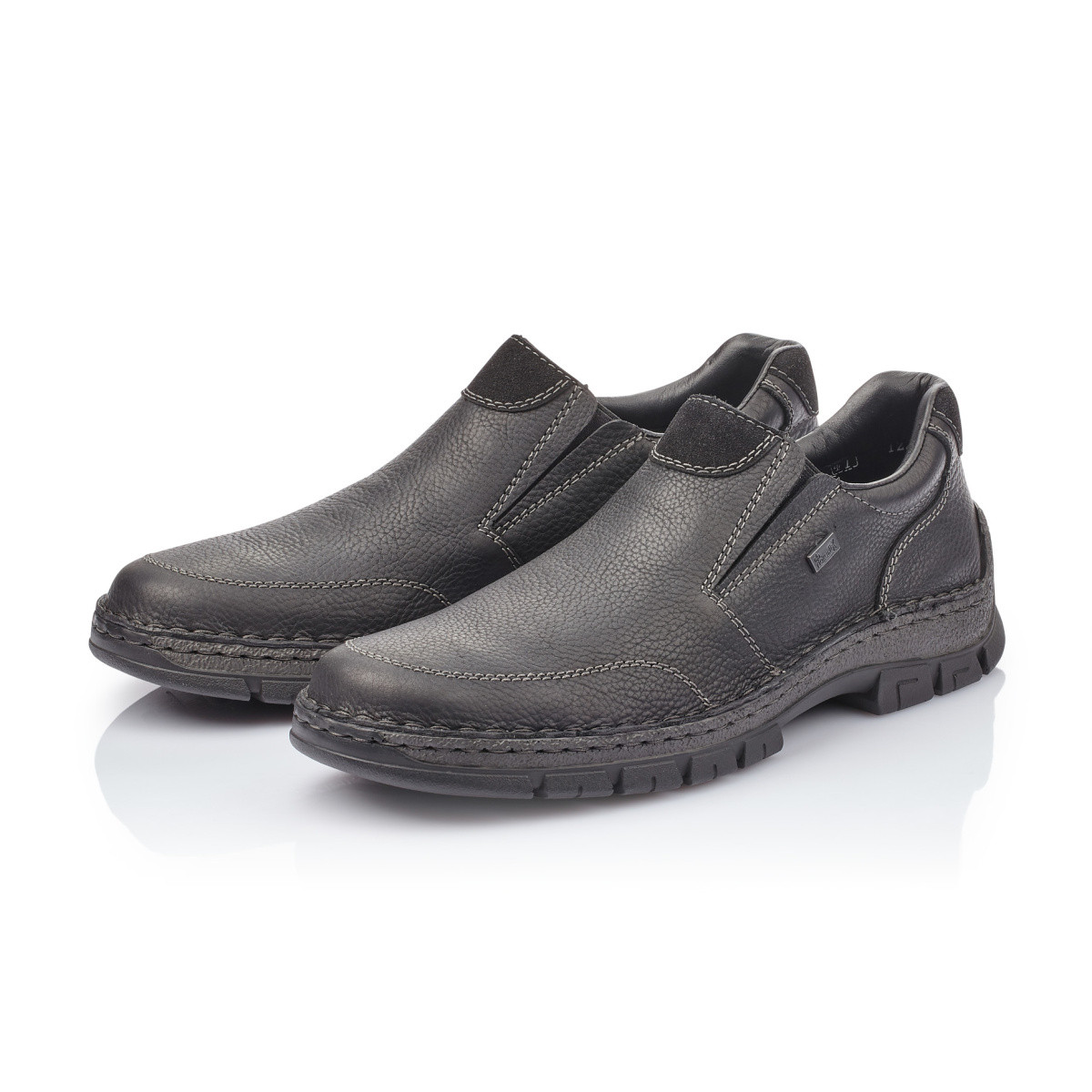 detail Pánské černé polobotky RIEKER 12262-00 SCHWARZ H/W 9