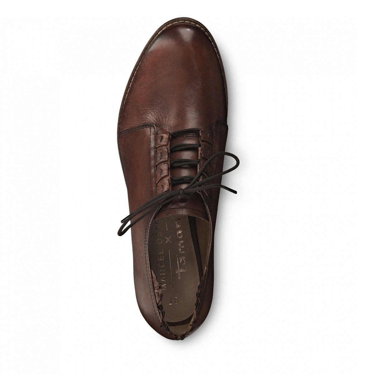 detail Dámské hnědé polobotky TAMARIS 1-1-23220-23 CHESTNUT 449