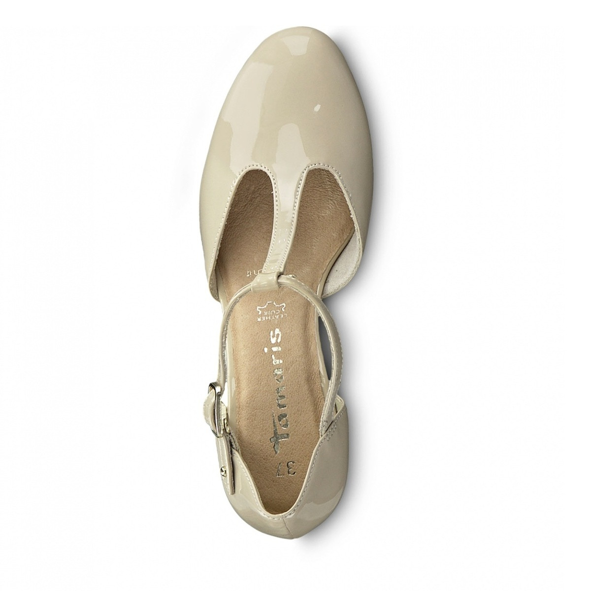 detail Dámské nadměrné lodičky TAMARIS 1-1-24433-23 NUDE PATENT 253