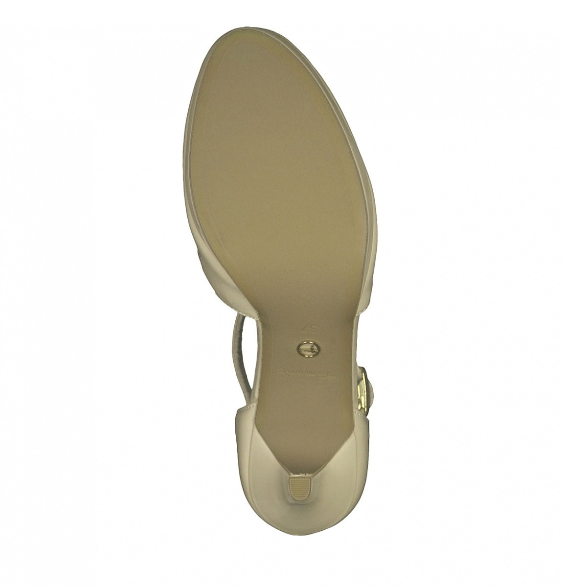detail Dámské nadměrné lodičky TAMARIS 1-1-24433-23 NUDE PATENT 253