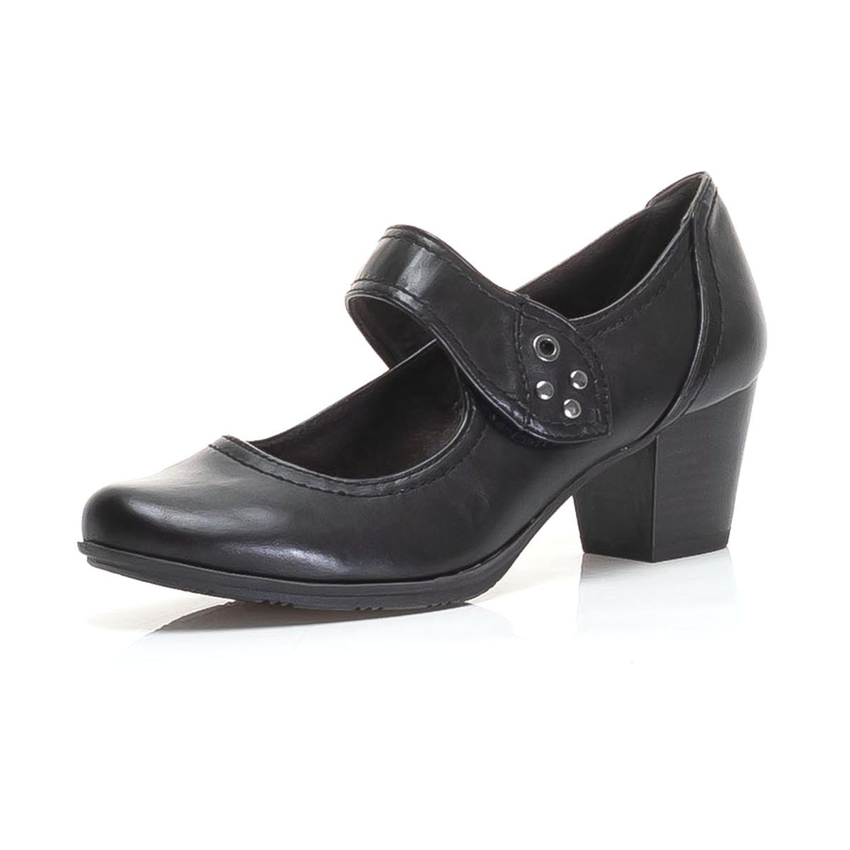detail Dámské černé lodičky JANA 8-8-24366-23 BLACK 001