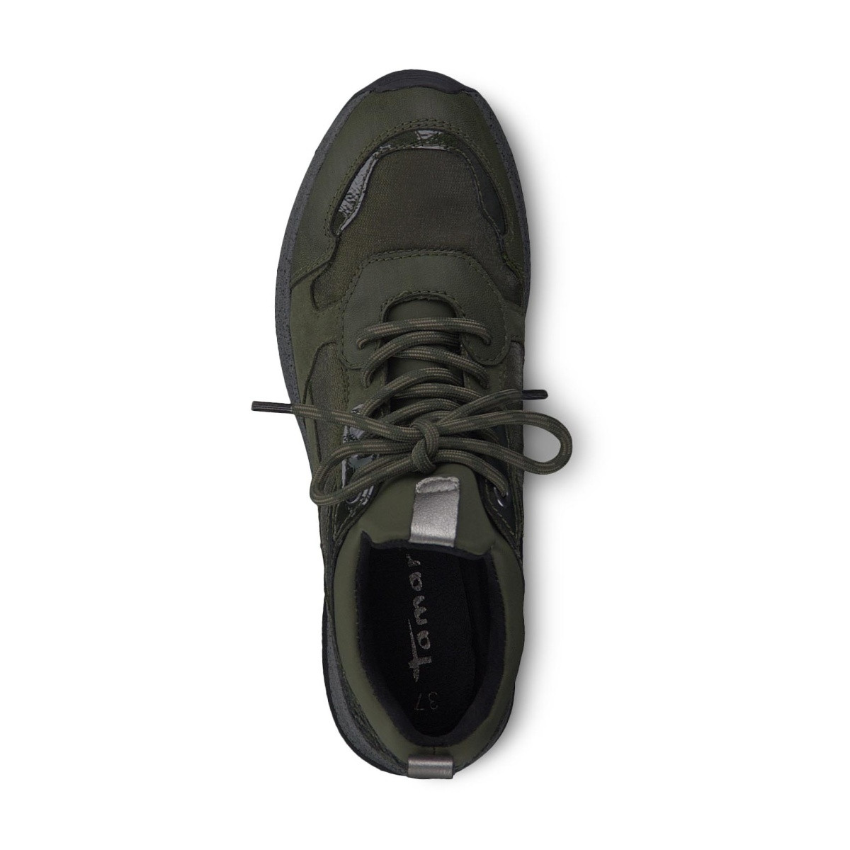 detail Dámské zelené tenisky TAMARIS 1-1-23728-33 OLIVE COMB 761