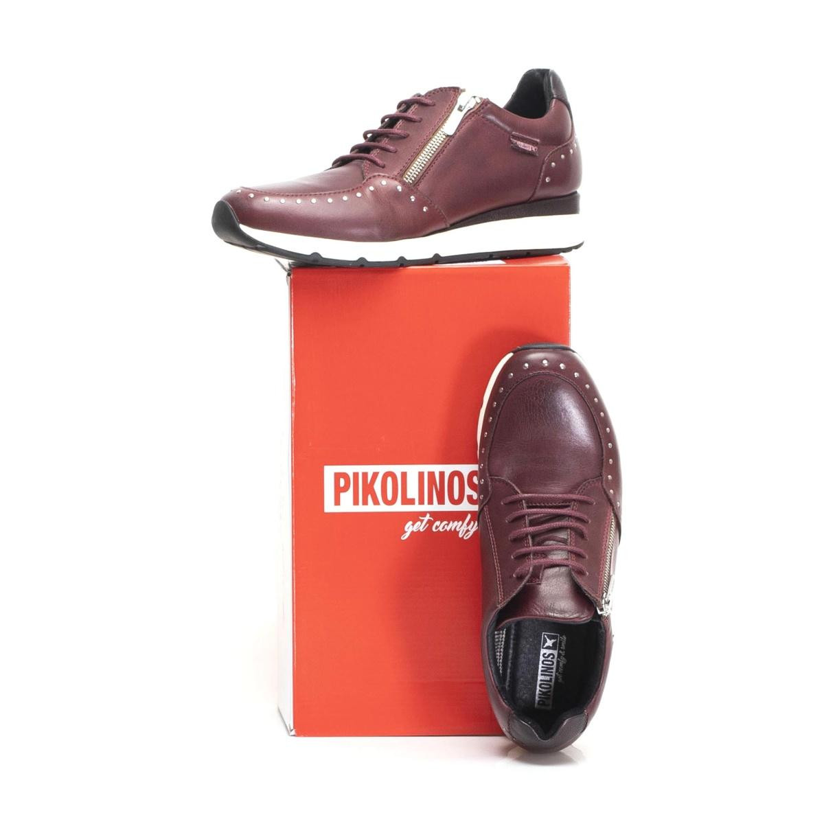 detail Dámské tenisky PIKOLINOS PIK-1017384-W9 vínová