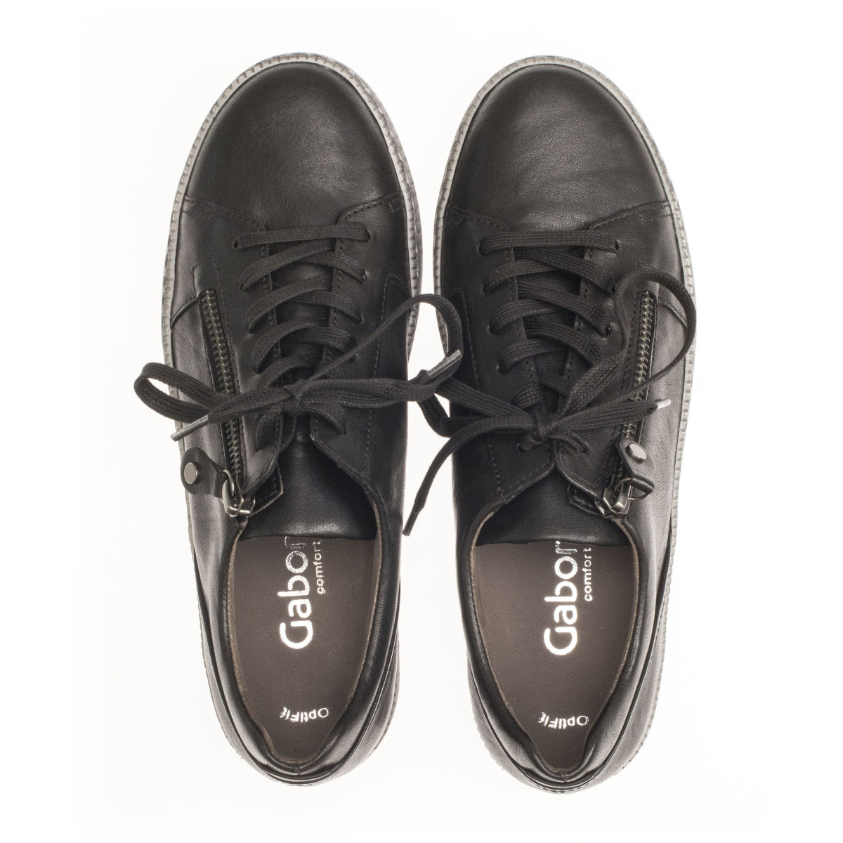 detail Dámské černé polobotky GABOR 36.538.17 SCHWARZ H/W 9