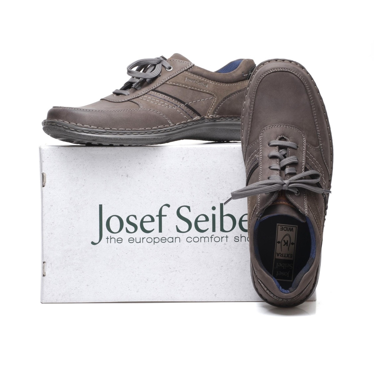 detail Pánské hnědé polobotky JOSEF SEIBEL 43643-261 VULCANO-KOMBI JOSEF SEIBEL H/W 9