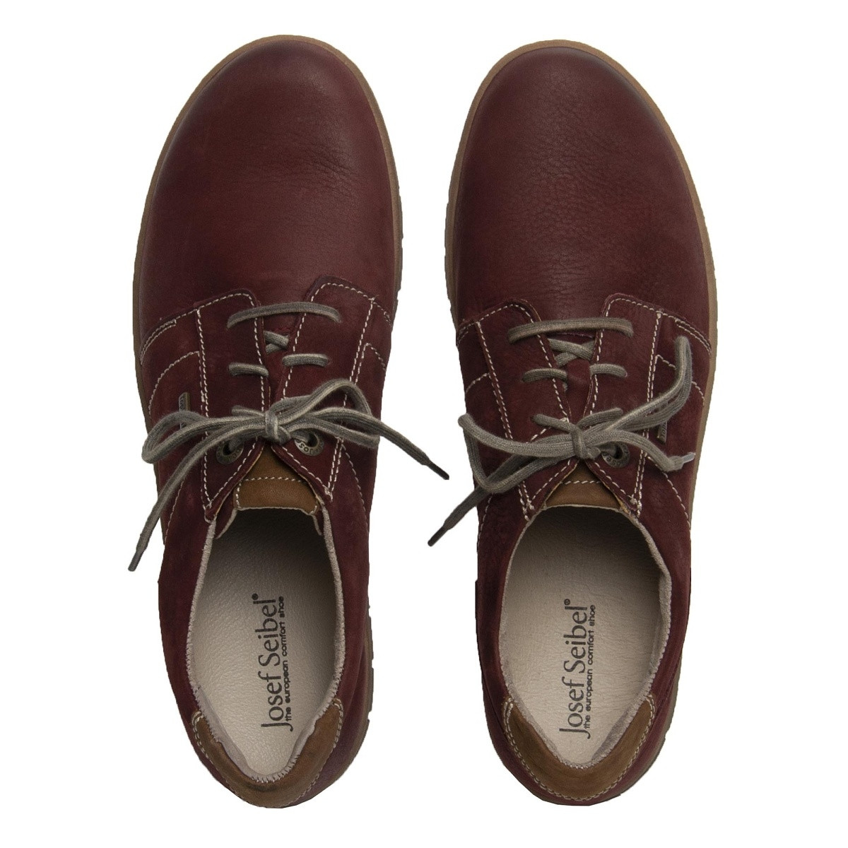 detail Dámské vínové polobotky JOSEF SEIBEL 93159-411 BORDO-KOMBI JOSEF SEIBEL H/W 9