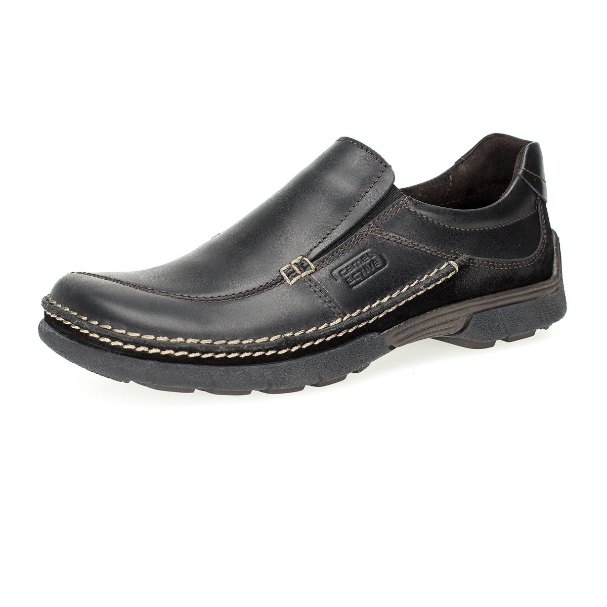 detail Pánské černé mokasíny CAMEL ACTIVE 133.13.06 BLACK CAMEL H/W 9
